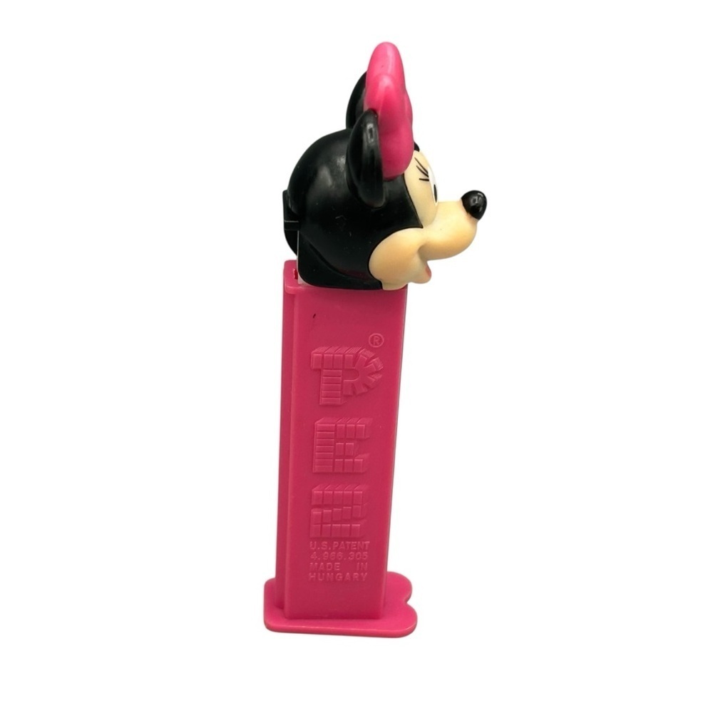 Vintage Minnie Mouse PEZ Dispenser Pink Bow Disney Hungary - Picture 3 of 11